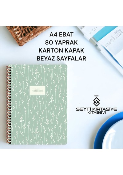 Kareli A4 Ebat 80 Yaprak Kartonkapak Telli Defter Beyaz Renk 60 Gr Kağıt Mor 2 Kareli A4 Ebat 80 Yaprak Kartonkapak Telli Defter Beyaz Renk 60 Gr Kağıt Mor 2