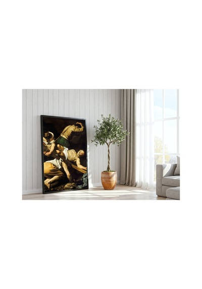 Rönesans Caravaggio Aziz Petrus'un Çarmıha Gerilişi Çerçevesiz Poster 21x30 Cm A4 Tablo Rönesans