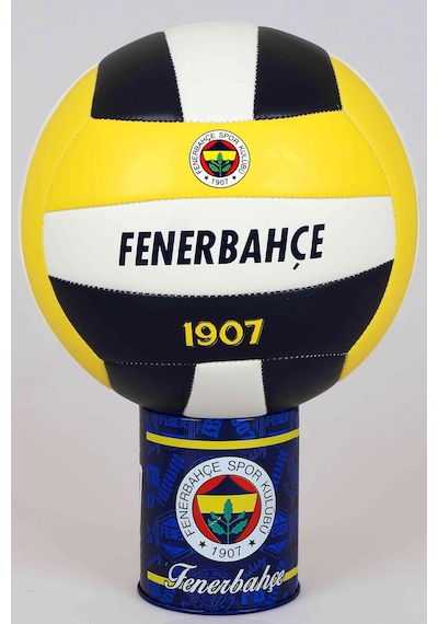 Voleybol Topu, Sarı-siyah-beyaz, 1907 Logolu, Özel Teneke Kutu İle Birlikte Siyah-kırmızı-beyaz