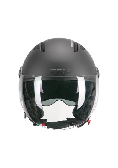 Cgm 116A Aır Açık Kask Siyah Uzun Vizör + Güneş Vizörlü XL