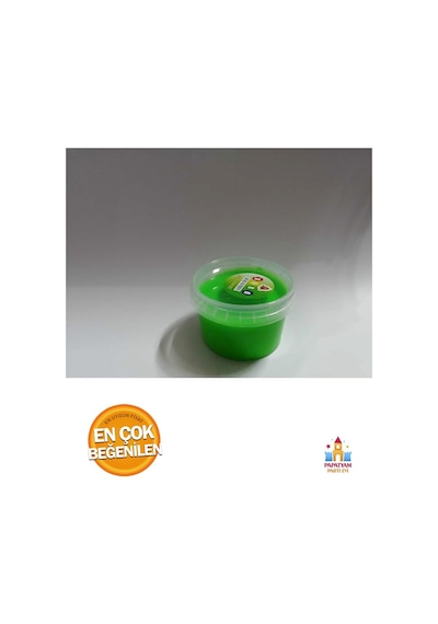 Yeşil Slime Oyuncak: Yumuşak Ve Elastik Karışım Yeşil