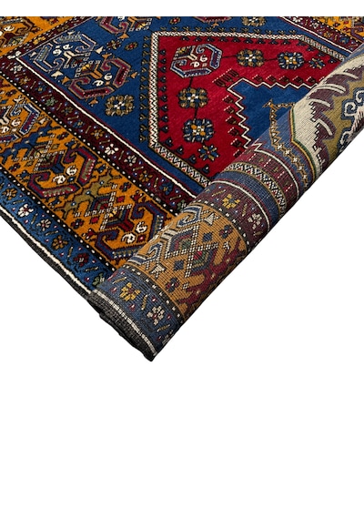 El Dokuma Sıfır Yahyalı Halısı 120x210 Kök Boya %100 Yün Halı Kırmızı