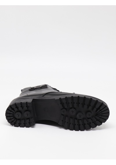 Nesilshoes Nesil Shoes Marr 851 Hakiki Deri İçi Kürklü Kadın Bot Siyah
