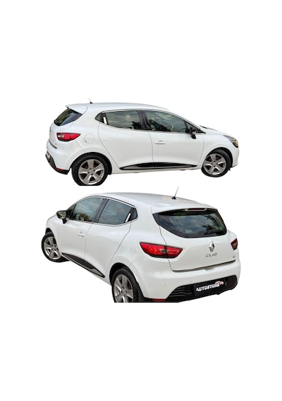 Renault Clio 4 Hb Krom Cam Çıtası Tam Tur 12 Parça 2012-2020 Arası