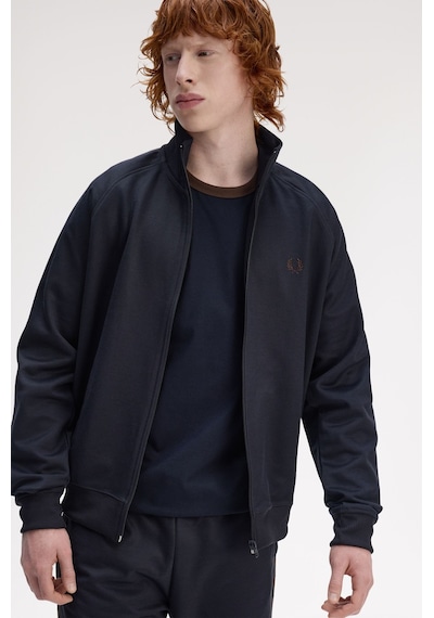Fred Perry J5557 Contrast Tape Track Erkek Ceket Lacivert