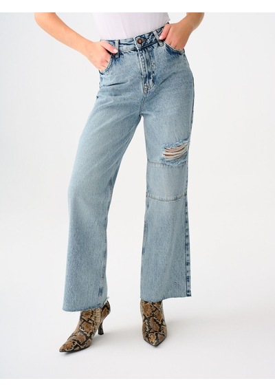 LOFT Straight Regular Fit Kadın Pantolon Lf2034368 Q1.v1 Denim