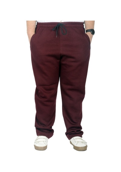 Mode Xl Büyük Beden Erkek Eşofman Altı Classic 3 Ip 11103 Mürdüm 001