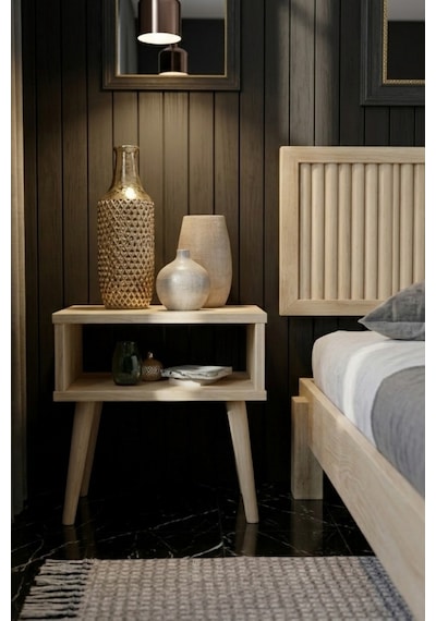 Ebruli Model Dikey Başlıklı Masif Ahşap Karyola Ve 2 Adet Komodin Kolay Kurulum Fırınlanmış İthal Sibirya Çamı 90x190 Yatak Uyumlu 2 Adet Komodin Ebruli Model Dikey Başlıklı Masif Ahşap Karyola Ve 2 Adet Komodin Kolay Kurulum Fırınlanmış İthal Sibirya Çamı 90x190 Yatak Uyumlu 2 Adet Komodin