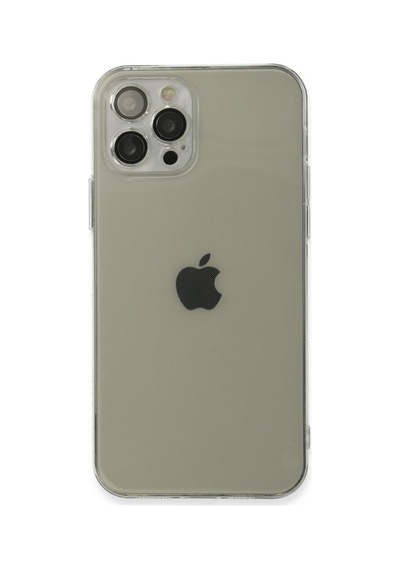Apple iPhone Uyumlu  12 Pro Kılıf Fly Lens Silikon - Şeffaf