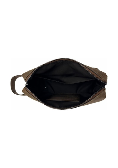 Çanta Yurdu Hakiki Deri Ca253 Dopp Kit El Çantası Tigon Taba Kahverengi