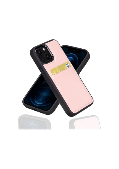 Bouletta Apple İphone 13 Mini Uyumlu Deri Arka Kapak Fxcp Nu2