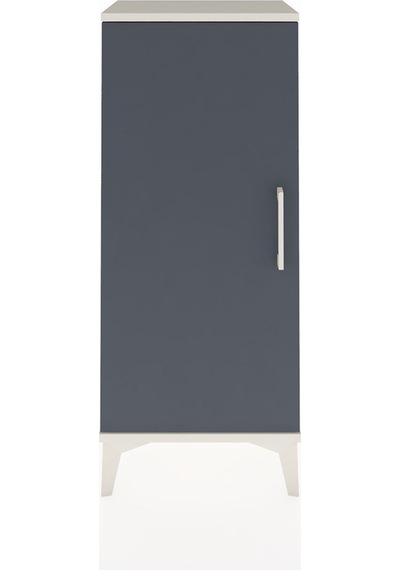 Arges Komodin 2 Raflı Tek Kapaklı 44x30x106 Aytaşı-antrasit Aytaşı