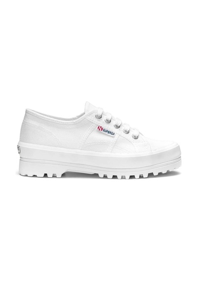 Superga 2555 Alpina Unisex Beyaz Bileksiz Sneaker Siyah