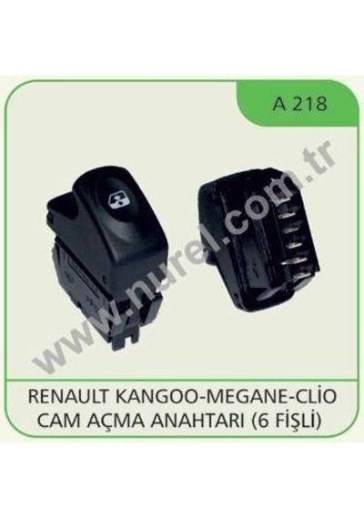 Cam Acma Kapama Anahtarı Kangoo Megane Clıo Pın 6