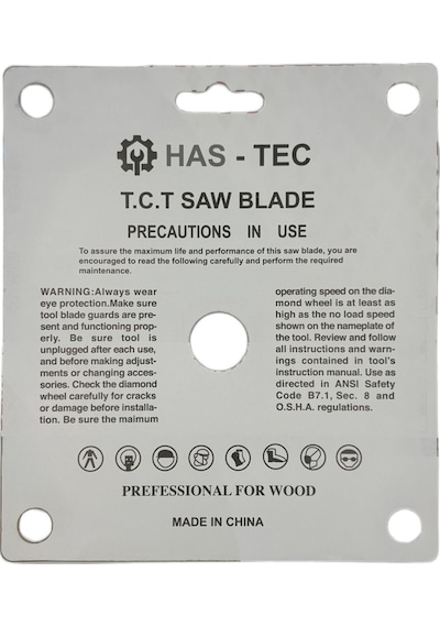 185 Mm Ahşap & Sunta Kesici Testere T.c.t Saw Blade Ø185x1.3x30 Mm 40t