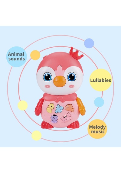 Yuncak Işıklı Ve Müzikli Sevimli Penguen Bebek Piyanosu