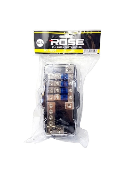 Rose Oto Anfi 4lü Sigorta Kutusu 60a / Rf-804 60