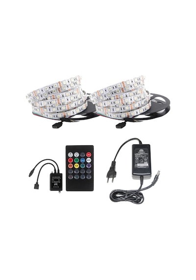 Sese ve Müziğe Duyarlı Rgb Led 5-10 Metre 5050 Smd 3 Çip Set (229337725)