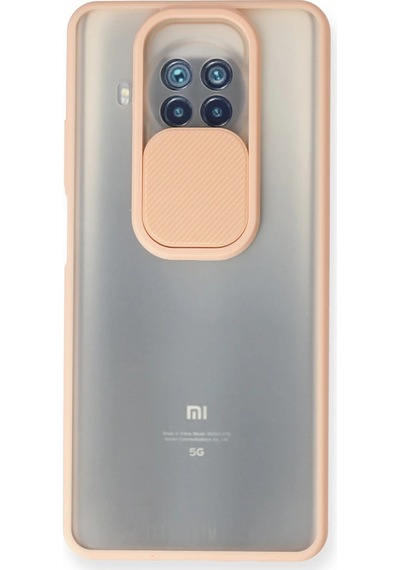 Newface - 64 - Xiaomi Mi 10t Lite Kılıf Palm Buzlu Kamera Sürgülü Silikon - Matxzngz - - Pembe