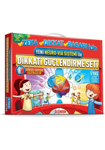 Adeda Dikkati Güçlendirme Seti 5 Yaş + Mısır Seven Mısırcı