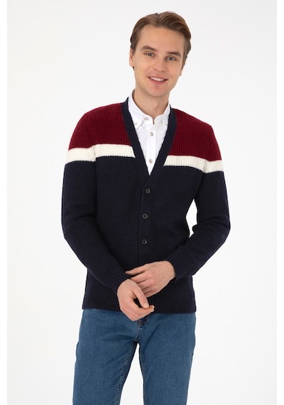 U.s. Polo Assn. Erkek Lacivert Hırka Triko 50315033-vr033 Lacıvert