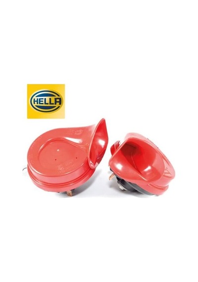 Hella 3fh012010981 Korna 12v Trumpet 400 500hz Universal Mercedes Kırmızı Renk Röle Dahıı 61332305910