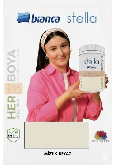 Stella Yeni Nesil Dönüşüm Boyası Mistik Beyaz - Mutfak Dolabı, Fayans Ve Mobilya Boyası Diğer