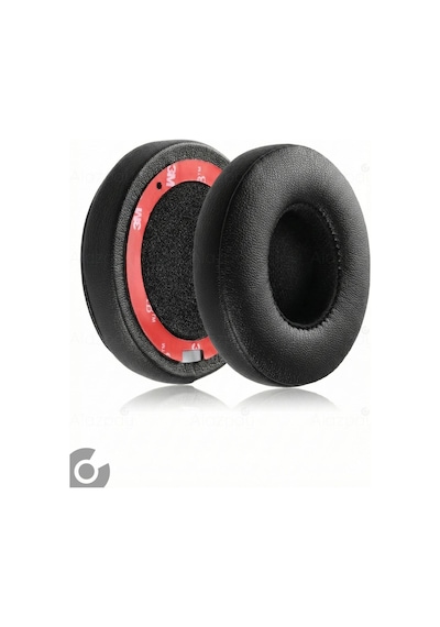 Beats Solo 2 Solo 3 Uyumlu Yumuşak Deri Kulaklık Pedi Sünger Yastığı Pedi Siyah