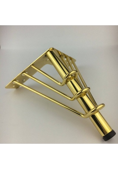 18 Cm Venüs Model Gold Metal Mobilya, Dolap, Koltuk, Tv Ünitesi Ayakları 4 Adet