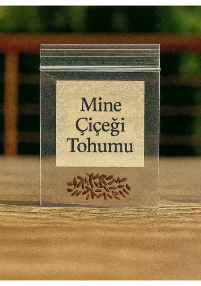 Mine Çiçeği Yetiştirme Seti 10 Adet Mine Çiçeği Tohumu + Saksı + Toprak