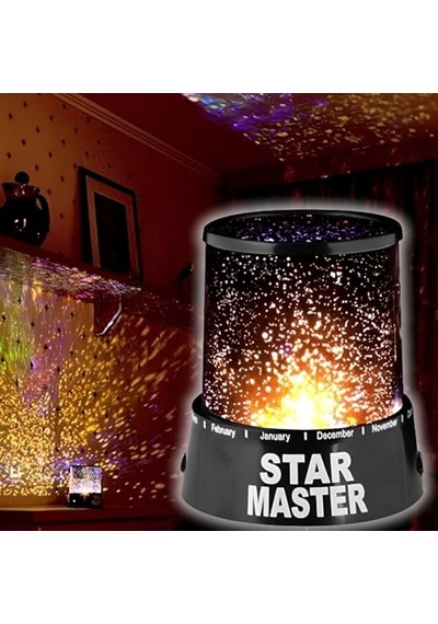 Star Gece Lambası, Çocuk Oda İçi Gökyüzü Aydınlatma, Yıldızlı Genel