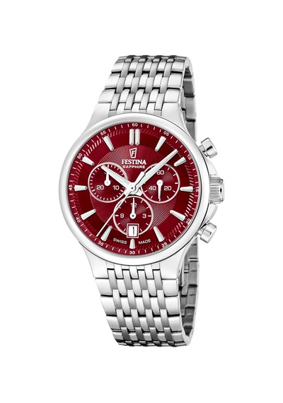 Festına Swıss F20093/5 Chrono Erkek Kol Saati Altın
