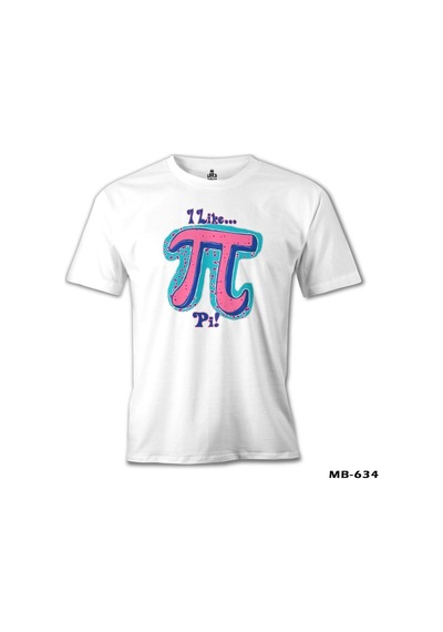 Matematik - Pi 21 Beyaz Erkek Tshirt