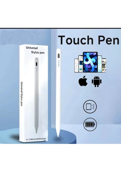 Apple Uyumlu iPad 10.nesil 10.9'' 2022 Universal Stylus Tablet Dokunmatik Kalem