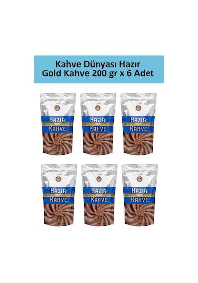 Kahve Dünyası Gold Hazır Kahve 6 x 200 G