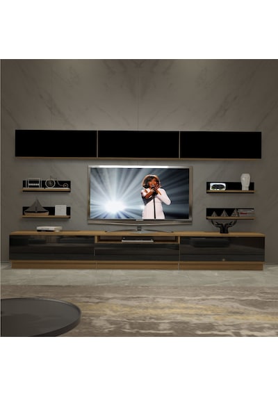 Decoraktiv Trendstyle 8ys Mdf Tv Ünitesi Tv Sehpası Pera - Siyah