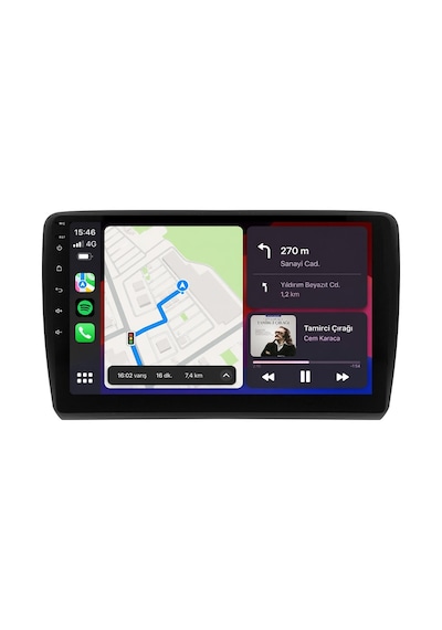 Seat Ibiza 2015-2017 Android Multimedya Carplay Android Auto Navigasyon Kameralı 6gb Ram 64gb 9"