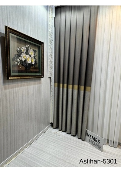Nivemeshome Aslıhan Toprak Ft632116 V-5301 1/3 Sık Pile Fon Perde Apm