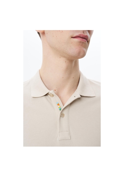 AR-MA Arma Erkek Regular Fit Basic % 100 Pamuk Pike Polo Yaka Tişört Y29374354802 Bej