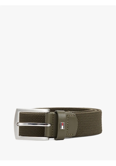 Tommy Hilfiger Denton Elastıc 3.5 Erkek Yeşil Kemer - Am0am13354 Yeşil