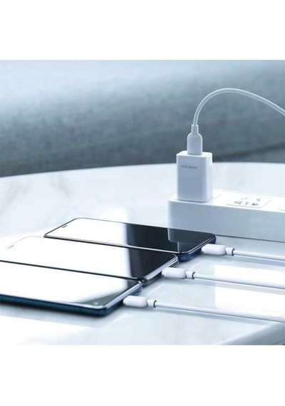Şarj Kablosu G12 3 Lü Type C Lightning Micro Usb 3a 1.2 M