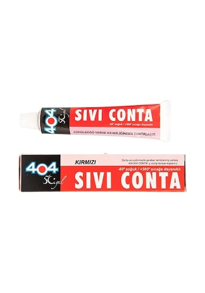 404 Sıvı Conta Kırmızı -60 C- 300 C 45 Gr