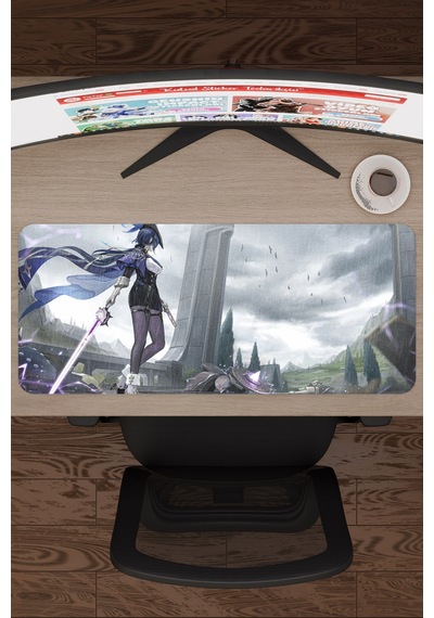Clorinde Genshin Impact Anime Gacha V1 - 70x30 Xl Gaming Mouse Pad Fare Altlığı