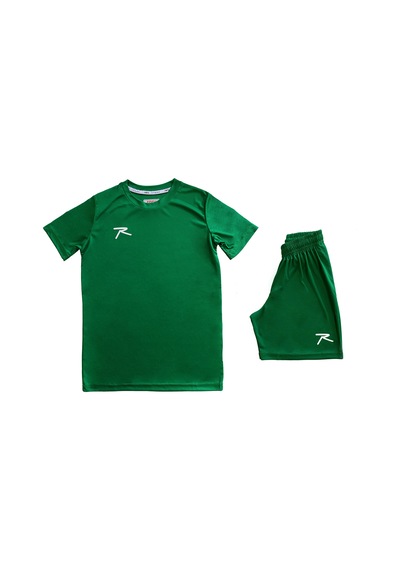 Raru Çocuk T-shirt Şort Takım Paulus Yeşil Yeşil