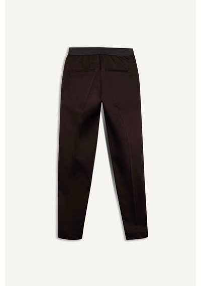 Defacto Sigaret Normal Bel Düz Paça Saten Pantolon J8743az26spbn220 Kahve-bn220