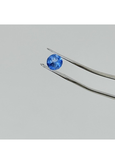 Faset Kesim Doğal Mavi Safir Taşı 0,6 Karat S046