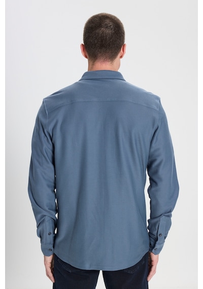 Wrangler Regular Fit Normal Kesim Pamuk İndigo Gömlek W242585315 İndigo