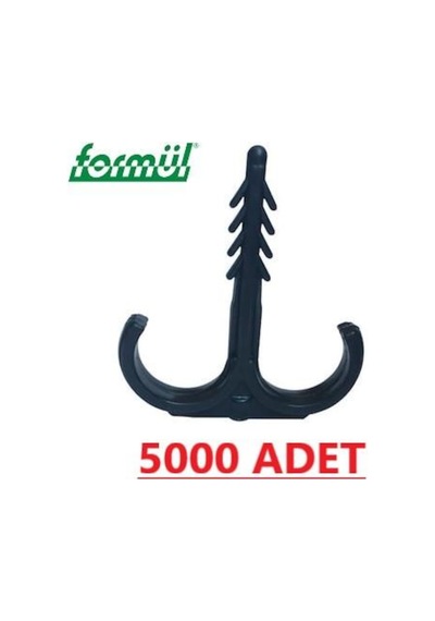 Kılçık Kelepçe Mobil Boru Sabitleme Kelepçesi Yere Tespit 5000 Ad
