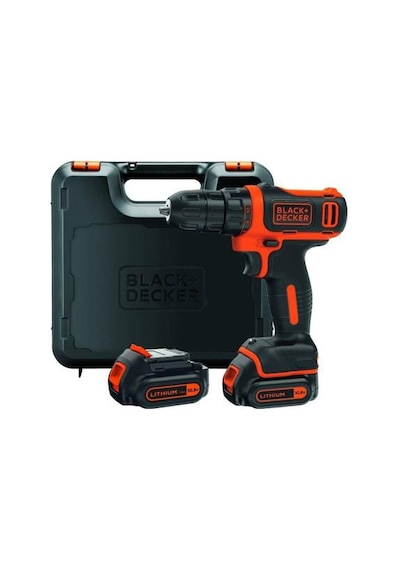 Black+Decker BDCDD12KB-QW 10.8V 1.5 Ah Li-ion Çift Akülü Matkap Vidalama