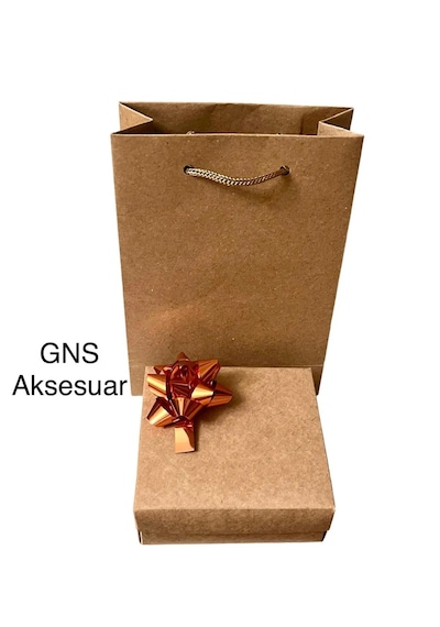 Gns Aksesuar 4 Yapraklı Yonca Nazarlık Detaylı Burgu Halat Zincir Kolye Gümüş